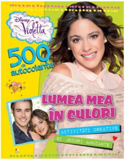 Disney. Violetta. Lumea mea în culori (500 de autocolante)