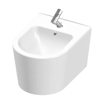 Bideu suspendat Celesta Vista 50 x 35 cm ceramica alb mat