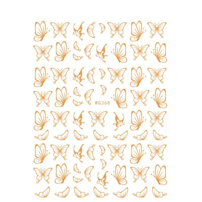 Sticker Unghii Rose - WG368