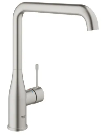 Baterie chiuveta cu montare pe blat, supersteel, Grohe Essence