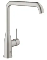Baterie chiuveta cu montare pe blat, supersteel, Grohe Essence