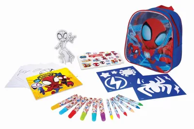 Set de desen AS Company - Spidey and His Amazing Friends, cu rucsac