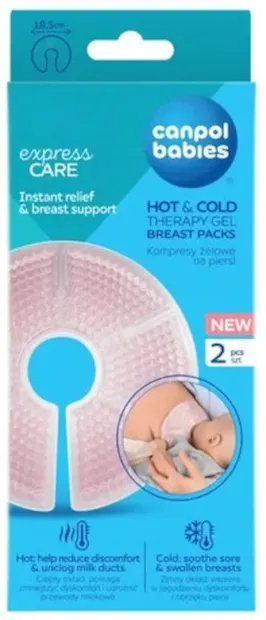 Comprese pentru sâni cu hidrogel Canpol - 2 buc