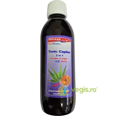 Tonic Capilar Impotriva Caderii Parului cu Aloe si Argila 2in1 FaviBeauty 250ml