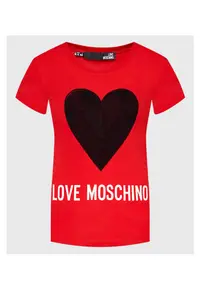 Tricou dama - rosu - bumbac/elastan - slim fit -