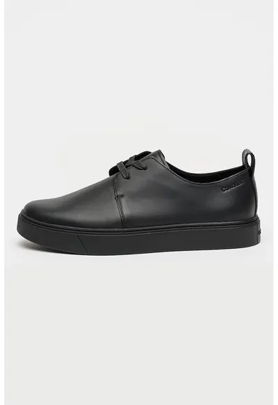 Pantofi casual de piele - Negru antracit