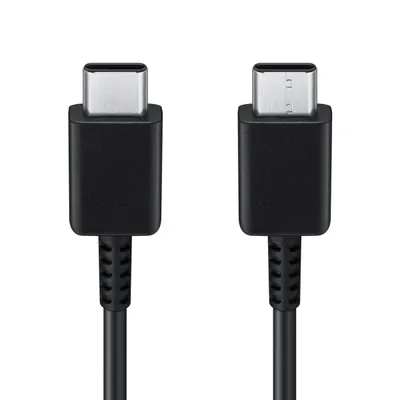 Cablu Date si Incarcare USB-C - USB-C Samsung EP-DA705, 25W, 1m, Negru EP-DA705BBEGWW