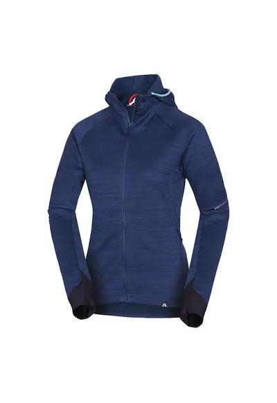 Women's universal functional hoodie BUIN - Albastru melange