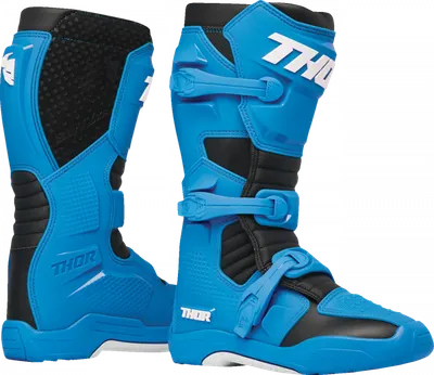 Cizme atv cross Thor Blitz XR, culoare albastru, marime 49