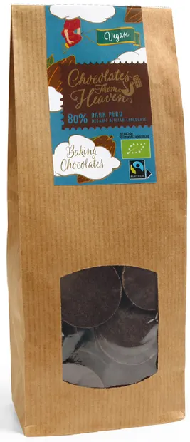 Ciocolata neagra pentru gatit - Dark Peru Bio