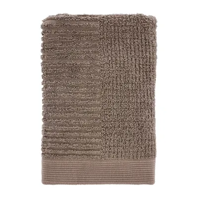 Prosop taupe din bumbac din frotir 50x70 cm Classic – Zone