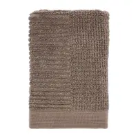 Prosop taupe din bumbac din frotir 50x70 cm Classic – Zone