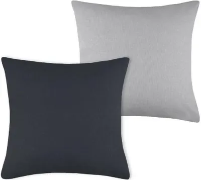 Perna decorativă STOF - Duo, 50 x 50 cm, Anthracite/ Souris