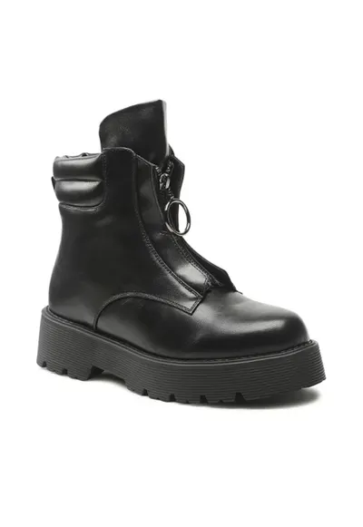 Ghete dama - 5904862235554 - Negru - Piele ecologica - Negru