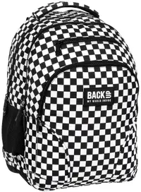Ghiozdan școlar BackUp W- Chess, cu 3 compartimente