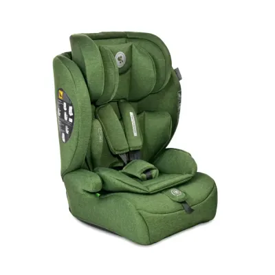 Scaun auto pentru copii, Lorelli Adventure, I-Size, 15 luni-12 ani, 76-150 cm, Green
