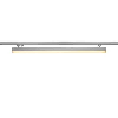 Iluminat decorativ pe sina, Melodii SIGHT TRACK, gri pentru 240V piese 3 circuite, LED-uri, 3000K, gri-argintiu, inclusiv. adaptor 3 circuite