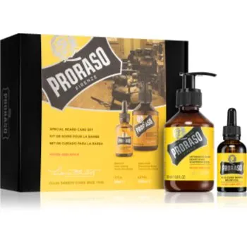 Proraso Wood and Spice set cadou pentru barbă pentru bărbați