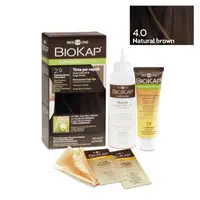 Vopsea permanenta pentru par Nutricolor Delicato Nuanta Natural Brown 4.0, Biokap | 140 ml