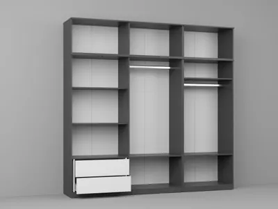 Dressing 246.4 cm Gri C10