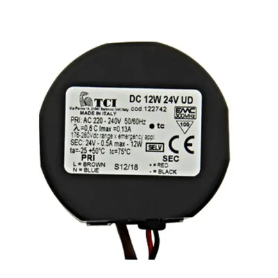 LED Power Supplies TC 12W/24V, box mounting, IP20