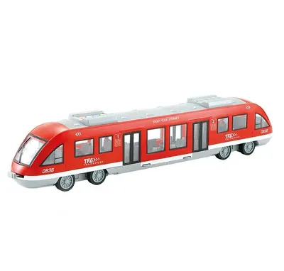 Metrou cu sunete si lumini Ocie City Service 1:16 Red