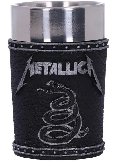 Pahar de shot Nemesis Now Music: Metallica - The Black Album