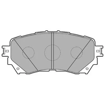Set placute frana, frana disc DELPHI LP2487