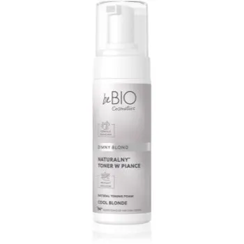 beBIO Natural Foam Toner Cool Blonde spuma tonica pentru păr