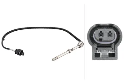 Senzor temperatura evacuare (inainte de DPF) potrivit MERCEDES C (W204), C T-MODEL (S204), E (VF211), E (W211), E T-MODEL (S211), GL (X164), M (W164), dreapta (W251, V251), S (W221) 1.5D-4.0D 03.02