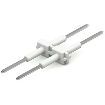 Board-to-Board Link; Pin spacing 6 mm; 2-pole; Length: 34 mm; white