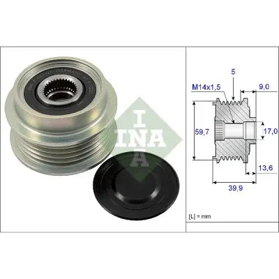 Sistem roata libera, generator INA 535 0199 10