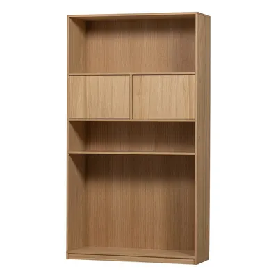 Bibliotecă modulară cu aspect de lemn de stejar 110x199 cm Modulair – vtwonen