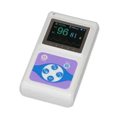 Pulsoximetru profesional Contec CMS60D model 2025 senzor adulti masoara saturatia de oxigen si rata pulsului