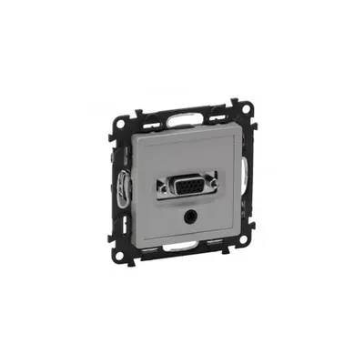HD 15 + 3.5 mm Jack priza Valena Life - aluminiu