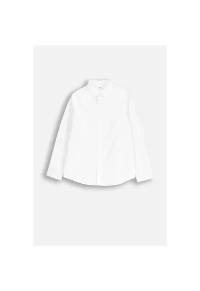 Camasa pentru copii - WC5136102EJB-001 - bumbac - pentru baieti - alb