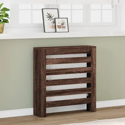 Gossi masca pentru calorifer stejar maro 78x20x82 cm lemn prelucrat