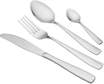 Set de tacâmuri Muhler - Mika MR-2401, 24 de bucăți, argintiu