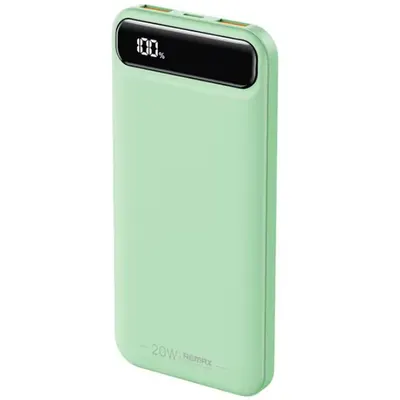 Baterie Remax RPP-520, 10.000mAh, Incarcare multipla, PD + QC 20W, Afisaj LED, Verde Engros