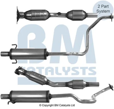 Catalizator EURO 4 potrivit TOYOTA PRIUS 1.5H 2003-2009