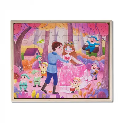 Puzzle 3 in 1 din Lemn - Povesti Montessori