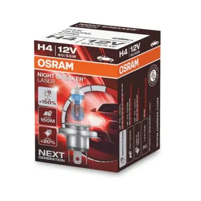 Bec auto halogen Osram Night Breaker Laser Next Generation +150% H7 55W 12V 64210NL