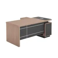 Birou managerial Bellagio cu cadru melaminat și panou frontal -dimensiuni W1800 &times; D800 &times; H750 mm