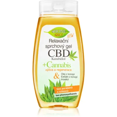 Bione Cosmetics Cannabis CBD gel de dus relaxant cu CBD 260 ml