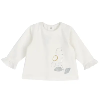 Bluza copii Chicco, alb, 02774-65MFCO