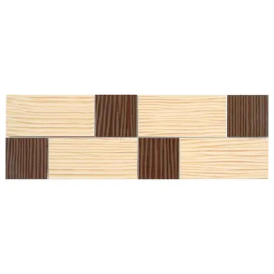 Brau decorativ faianta baie / bucatarie Wenge Multi Cotto 8 x 25
