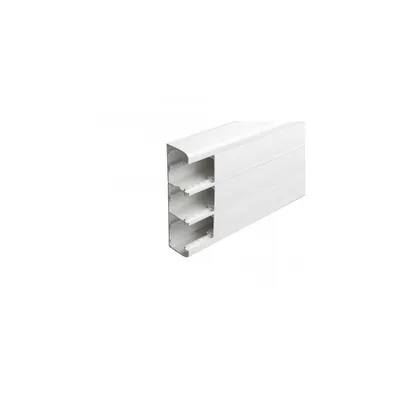 Snap-on trunking - 3 compartiment - 50 x 180 - cu capac 45 mm - 2 m - alb