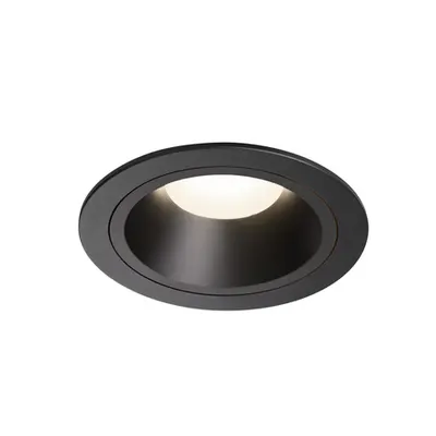 Spot incastrat, NUMINOS L Ceiling lights, black Indoor LED recessed ceiling light black/black 4000K 20°