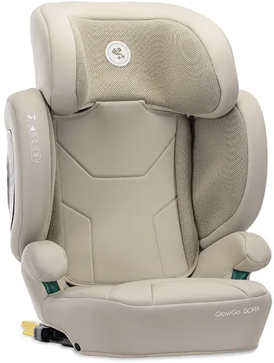 Scaun auto pliabil Lorelli Premium - Growgo, cu IsoFix, i-Size, 100-150 cm, Bej
