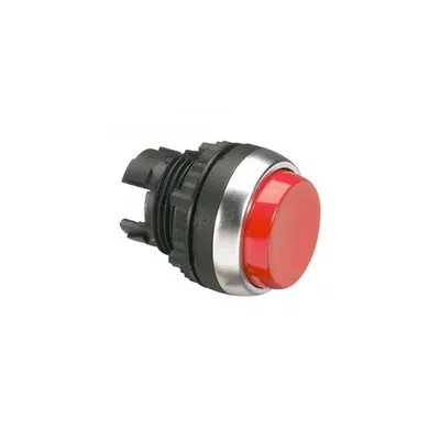 Osmoz non illuminated spring return head - projecting u009DØ22 - rosu